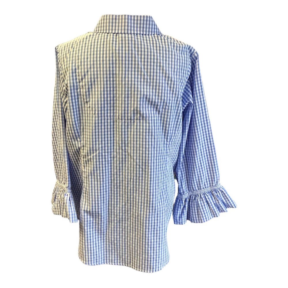 Gretchen Scott Blue Button Down Shirt - Picture 2 of 5